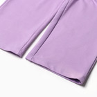 Комплект для девочек (свитшот, брюки), цвет фиолетовый, рост 122 см - фото 23523241