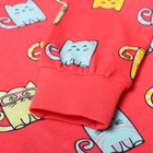 Пижама для девочек, цвет фуксия, рост 110 - фото 23529588