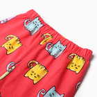 Пижама для девочек, цвет фуксия, рост 116 - фото 23529595