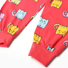 Пижама для девочек, цвет фуксия, рост 116 - фото 23529596