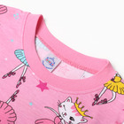 Пижама для девочек, цвет розовый, рост 98 см - Фото 2