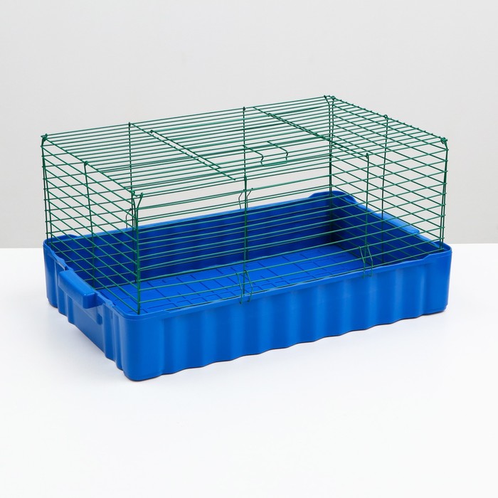 Клетка для кроликов № 4, 75 х 46 х 40 см   микс цветов - Фото 1