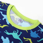 Пижама для мальчиков, цвет темно синий/дино, рост 134 - фото 23529791