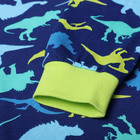 Пижама для мальчиков, цвет темно синий/дино, рост 134 - фото 23529792