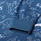 Пижама для мальчиков, цвет джинс, рост 128 см - фото 23540076