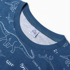 Пижама для мальчиков, цвет джинс, рост 134 см - фото 23540081