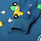 Пижама для мальчиков, цвет джинс/машинки, рост 104 см - фото 23529855