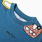 Пижама для мальчиков, цвет джинс/машинки, рост 116 см - фото 23529864