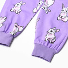 Пижама для девочек, цвет сиреневый, рост 92 см - фото 23529957