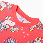 Пижама для девочек, цвет малиновый, рост 92 см - Фото 2