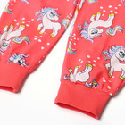 Пижама для девочек, цвет малиновый, рост 92 см - Фото 5