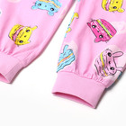 Пижама для девочек, цвет розовый, рост 92 см - Фото 5