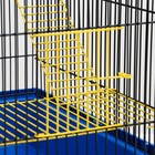 Клетка для грызунов "Гризли 3" с металлическими полками и лесенками, 41 х 30 х 38 см микс - Фото 4