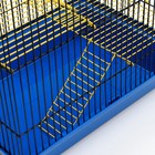 Клетка для грызунов "Гризли 3" с металлическими полками и лесенками, 41 х 30 х 38 см микс - Фото 5