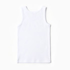 Майка для мальчиков, цвет белый, рост 110 см 10201411