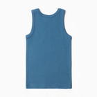 Майка для мальчиков, цвет джинсовый, рост 110 см - фото 23530074