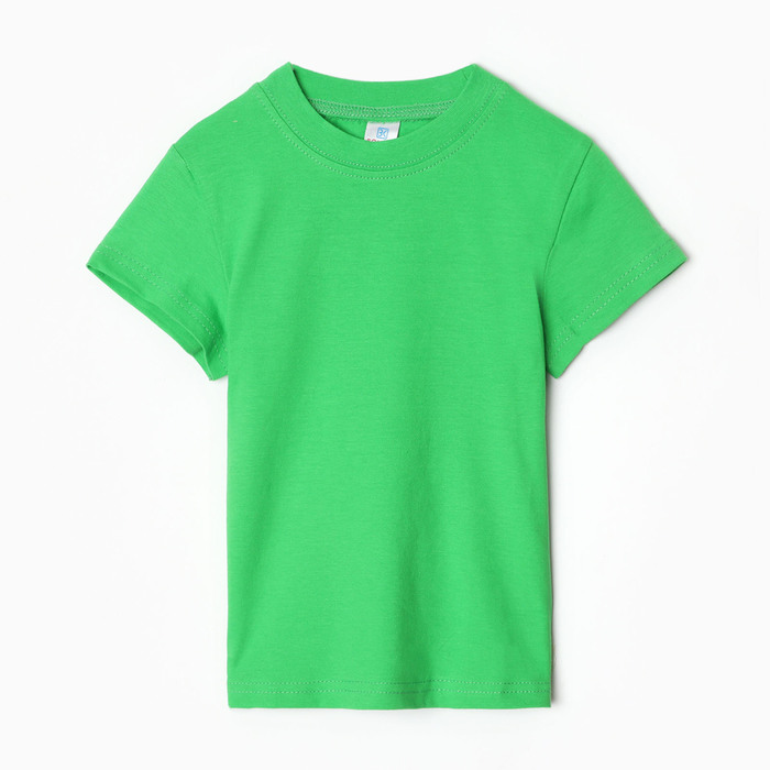Футболка детская, цвет зелёный, рост 104 см - Фото 1