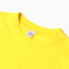 Футболка детская, цвет желтый, рост 110 - фото 23535587