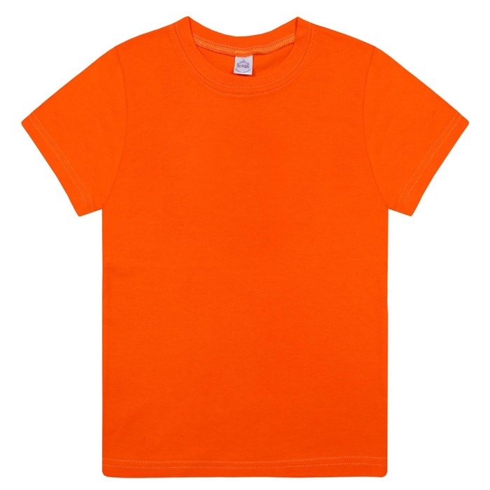 Футболка детская, цвет оранжевый, рост 134 см - Фото 1