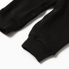 Комбинезон детский, цвет чёрный, рост 80 см - фото 23535628