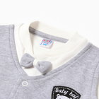 Комбинезон детский, цвет серый, рост 74 см - фото 23535686