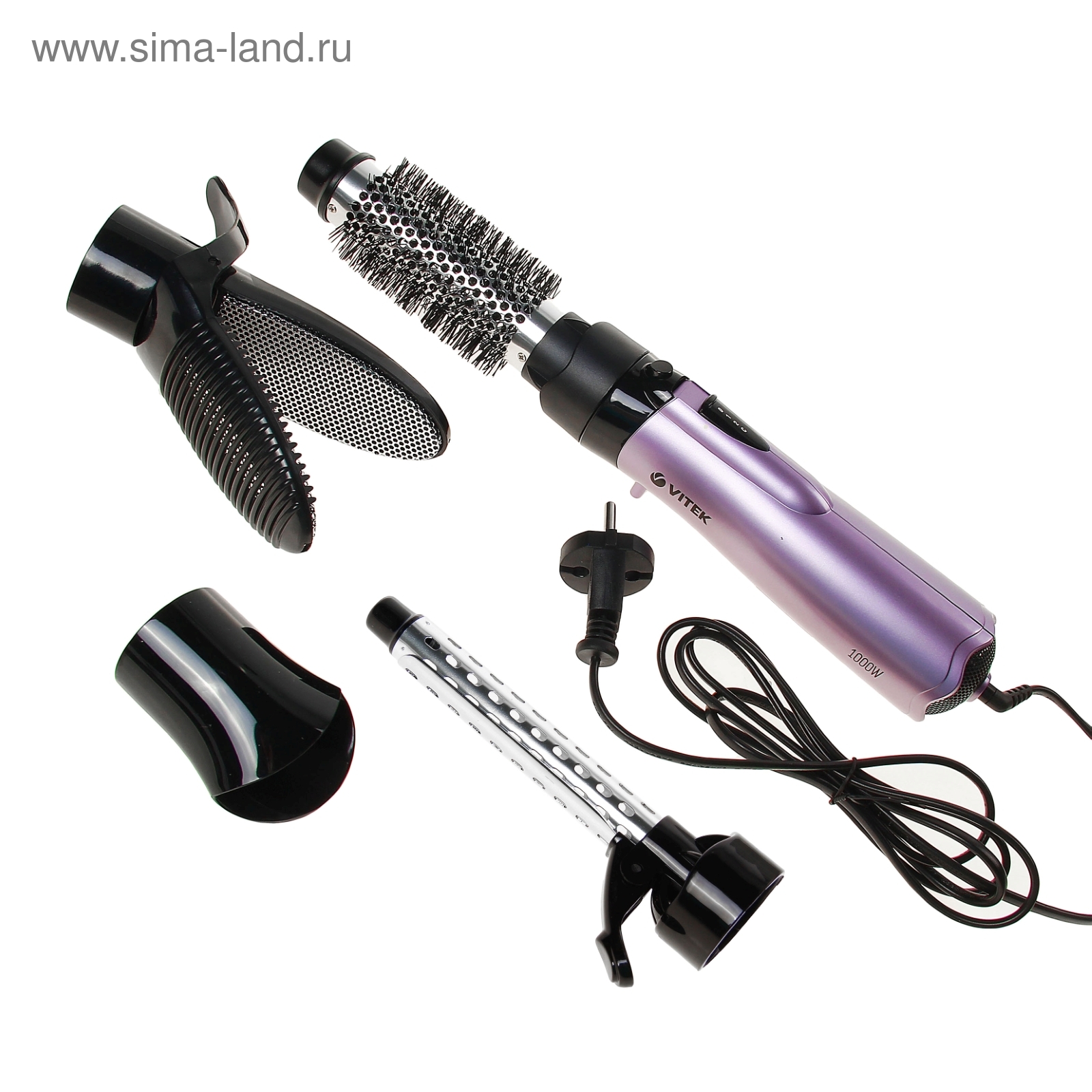 Фен щетка витек как разобрать Фен-щетка Vitek VT-1326, 1000 Вт, 2 режима, с насадками д/сушки, завивки, выпрям