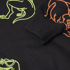 Свитшот для мальчика, цвет черный/дино, рост 110 см - фото 23540317