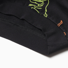 Свитшот для мальчика, цвет черный/дино, рост 116 см - фото 25280610