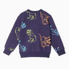 Свитшот для мальчика, цвет тёмно-синий/дино, рост 116 см - фото 23540374