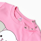 Лонгслив для девочки, цвет розовый, рост 98 см (комплект 2 шт) - фото 23540380