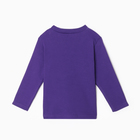 Лонгслив для девочки, цвет фиолетовый, рост 86 см - фото 23549027