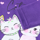 Лонгслив для девочки, цвет фиолетовый, рост 92 см - фото 23549029