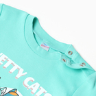 Лонгслив для девочки, цвет ментоловый, рост 86 см - фото 23549061