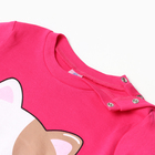 Лонгслив для девочки, цвет фуксия, рост 98 см - фото 23549079