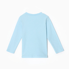 Лонгслив для девочки, цвет голубой, рост 104 см - фото 23549096