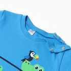 Лонгслив для мальчика, цвет тёмно-бирюзовый, рост 92 см - фото 23549112