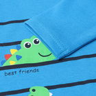 Лонгслив для мальчика, цвет тёмно-бирюзовый, рост 98 см - фото 23549116