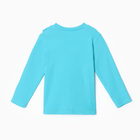 Лонгслив для мальчика, цвет бирюзовый, рост 86 см - фото 23549147