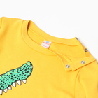 Лонгслив для мальчика, цвет тёмно-жёлтый, рост 98 см - фото 23540386