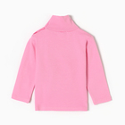 Водолазка для девочек, цвет розовый, рост 98 см - фото 25280615
