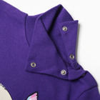 Водолазка для девочек, цвет фиолетовый, рост 104 см - Фото 2