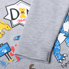 Водолазка для мальчиков, цвет серый меланж, рост 86 см - фото 23549302