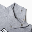 Водолазка для мальчиков, цвет серый меланж, рост 92 см - фото 23549304