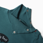 Водолазка для мальчиков, цвет изумрудный, рост 92 см - фото 23549400