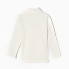 Водолазка для девочки, цвет молочный, рост 104 - фото 23535928