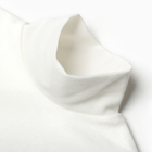 Водолазка для девочки, цвет молочный, рост 122 - фото 23535935