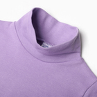 Водолазка для девочки, цвет сиреневый, рост 122 см - фото 23549421