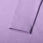 Водолазка для девочки, цвет сиреневый, рост 122 см - фото 23549422