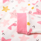 Комбинезон детский, цвет белый/звездочки, рост 68 - фото 23536067