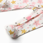 Комбинезон детский, цвет белый/звездочки, рост 68 - фото 23536068